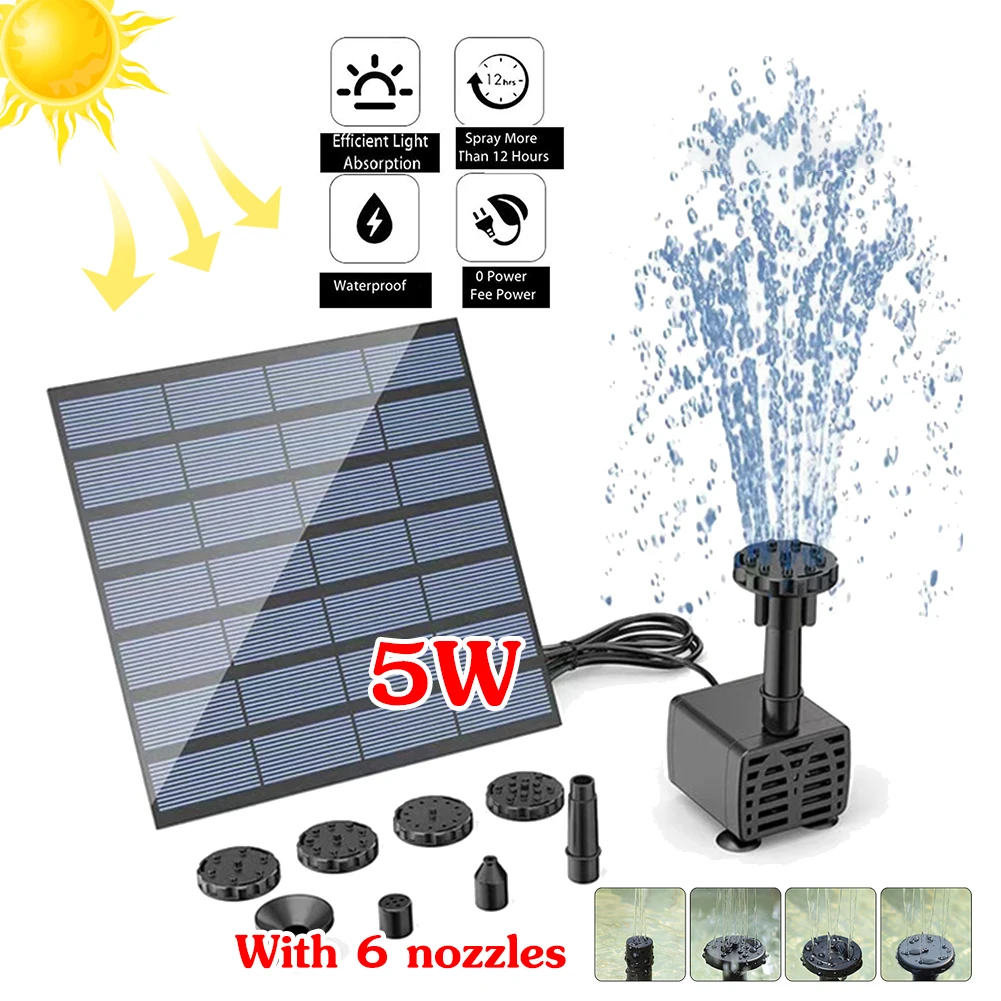 Bonsai Garden Fountain - Solar Water Pump Fountain Pump with