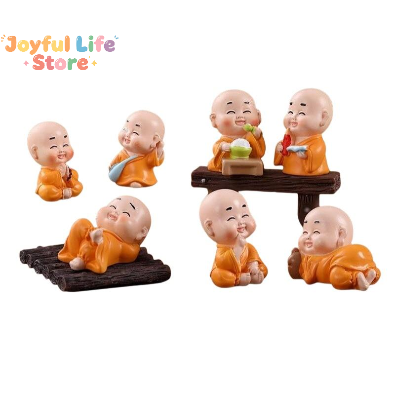 Mini Bonsai Zen Garden - Hot 1pc Resin Mini Monk Figurine