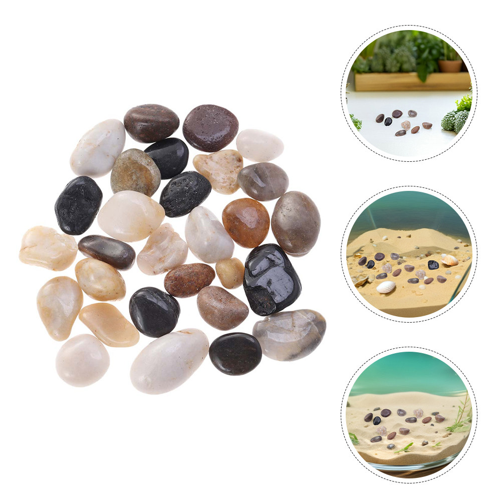 1Set River Rocks Polished Natu - đánh giá và giá Bonsai Garden Fountain