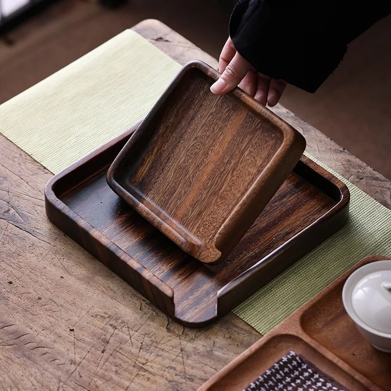Walnut Wooden Food Tray, Puer  - đánh giá và giá Bonsai Garden Knife