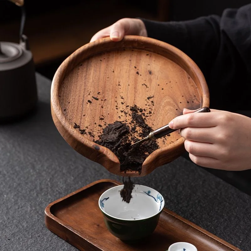 Walnut Wooden Food Tray, Puer  - đánh giá và giá Bonsai Garden Knife