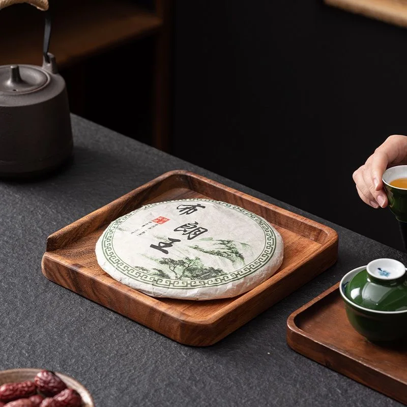 Walnut Wooden Food Tray, Puer  - đánh giá và giá Bonsai Garden Knife