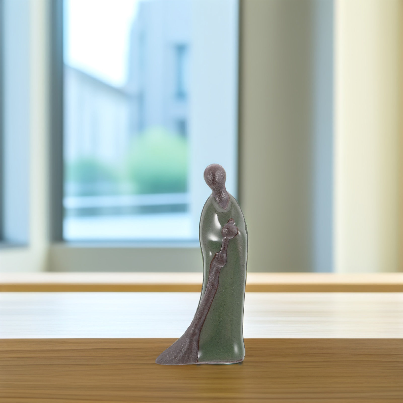 Mini Zen Monk Ceramic Statue f - đánh giá và giá Mini Bonsai Zen Garden