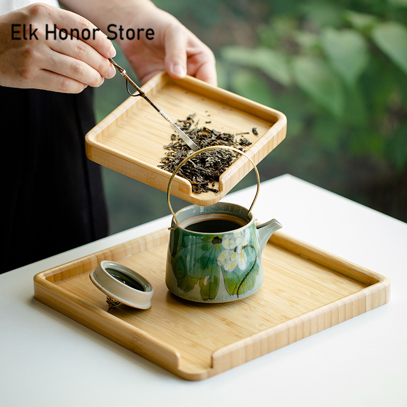 Chinese Bamboo Food Tray Puer  - đánh giá và giá Bonsai Garden Knife