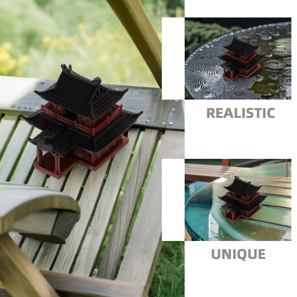 Mini Pagodas Ancient Pavilion  - đánh giá và giá Mini Bonsai Zen Garden