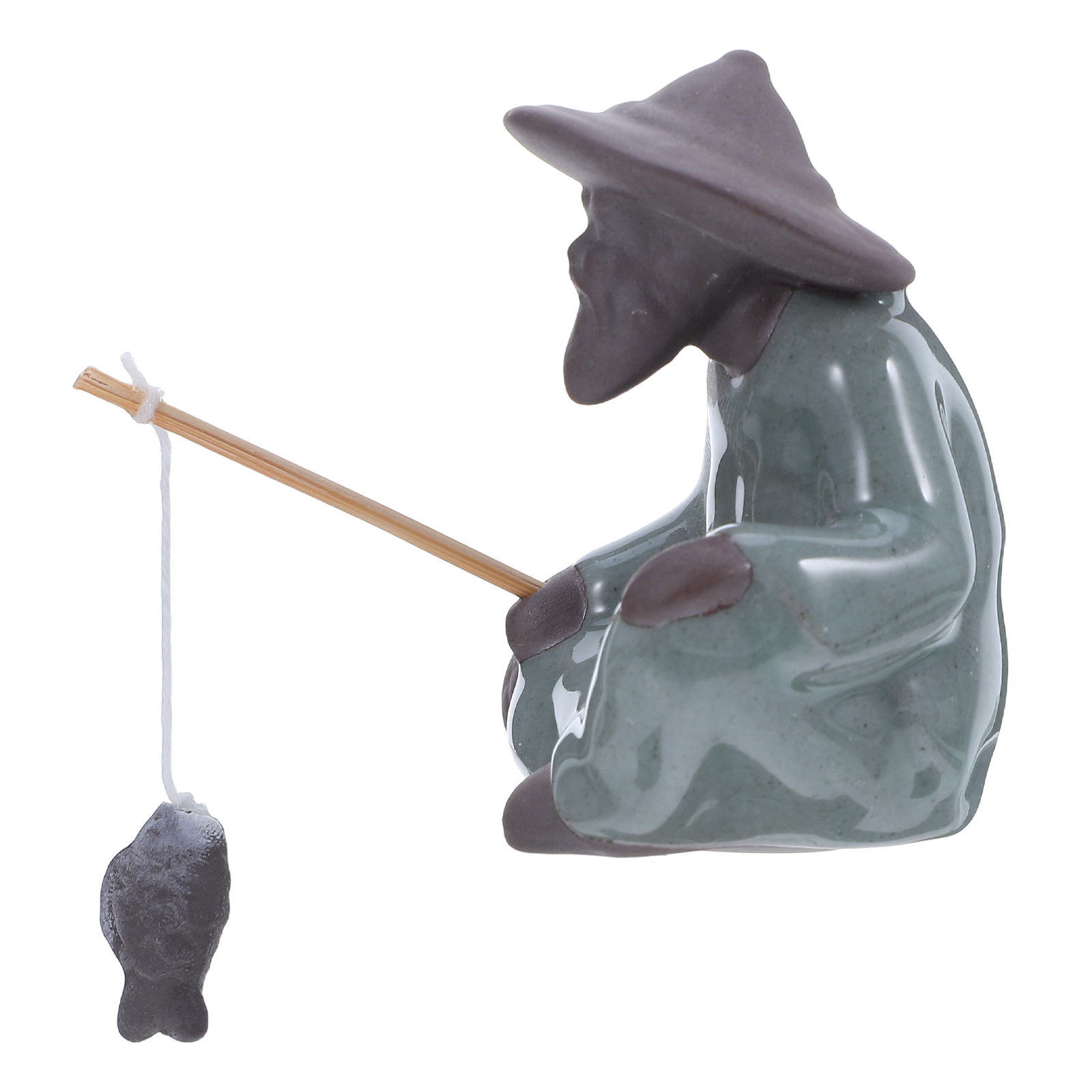 Mini Fisherman Ceramic Chinese - đánh giá và giá Mini Bonsai Zen Garden