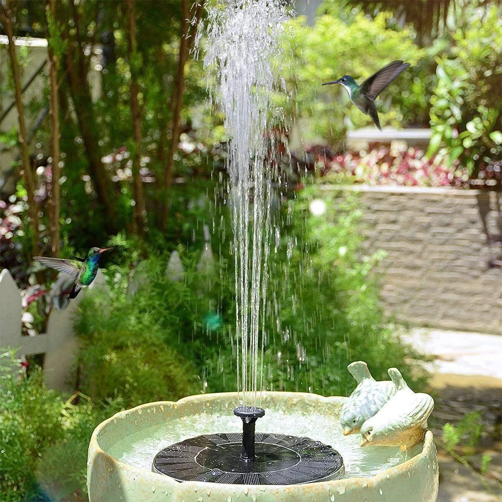 Mini Solar Water Fountain Pool - đánh giá và giá Bonsai Garden Fountain