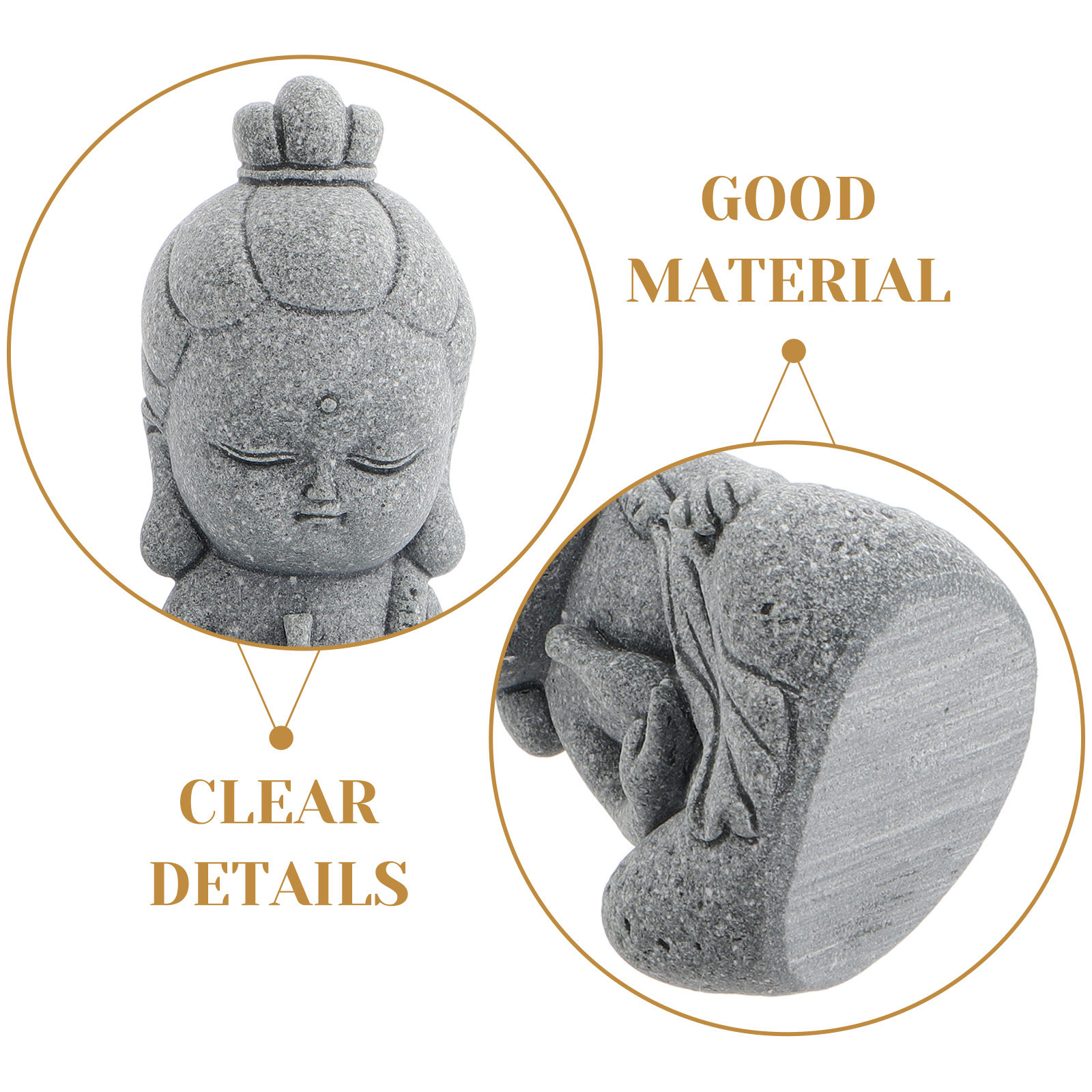 Exquisite Mini Guan Yin Stone  - đánh giá và giá Mini Bonsai Zen Garden