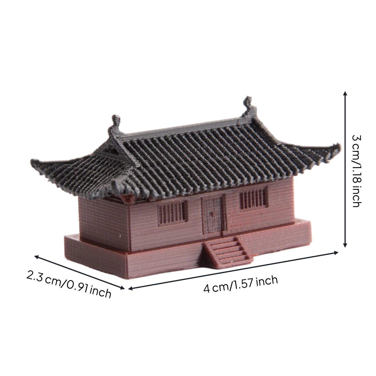Handcrafted Resin House Figuri - đánh giá và giá Bonsai Garden House