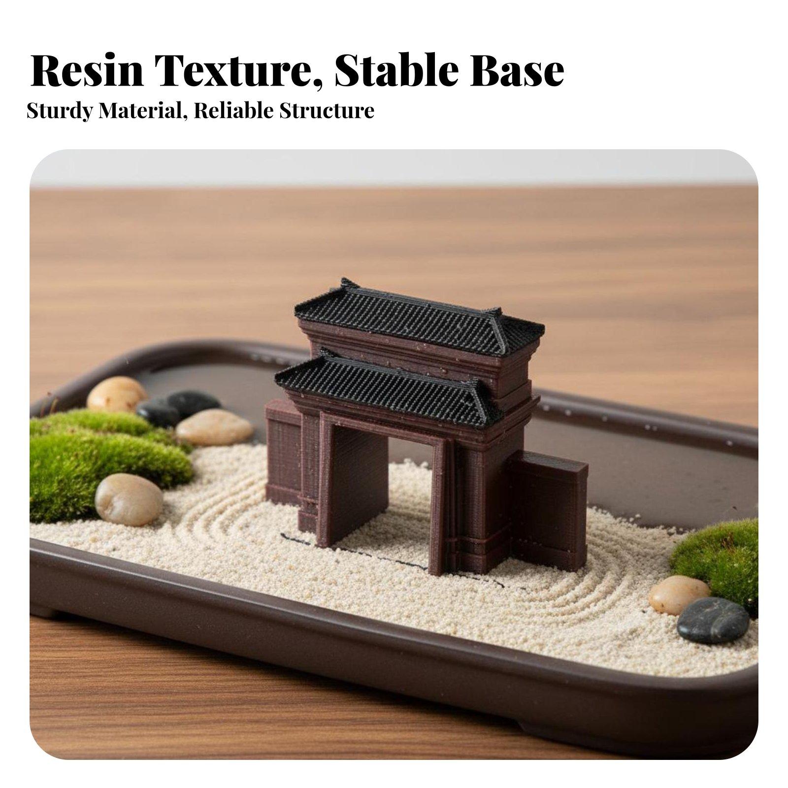 Handcrafted Resin House Figuri - đánh giá và giá Bonsai Garden House