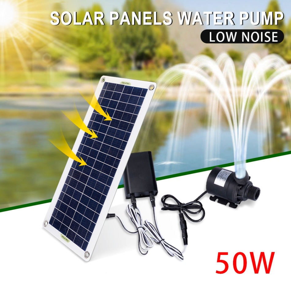 50W Solar Power Water Pump Set - đánh giá và giá Bonsai Garden Fountain