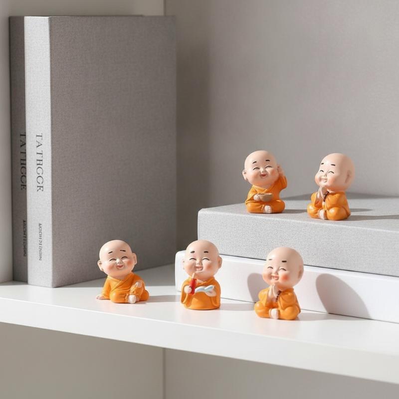 Hot 1pc Resin Mini Monk Figuri - đánh giá và giá Mini Bonsai Zen Garden