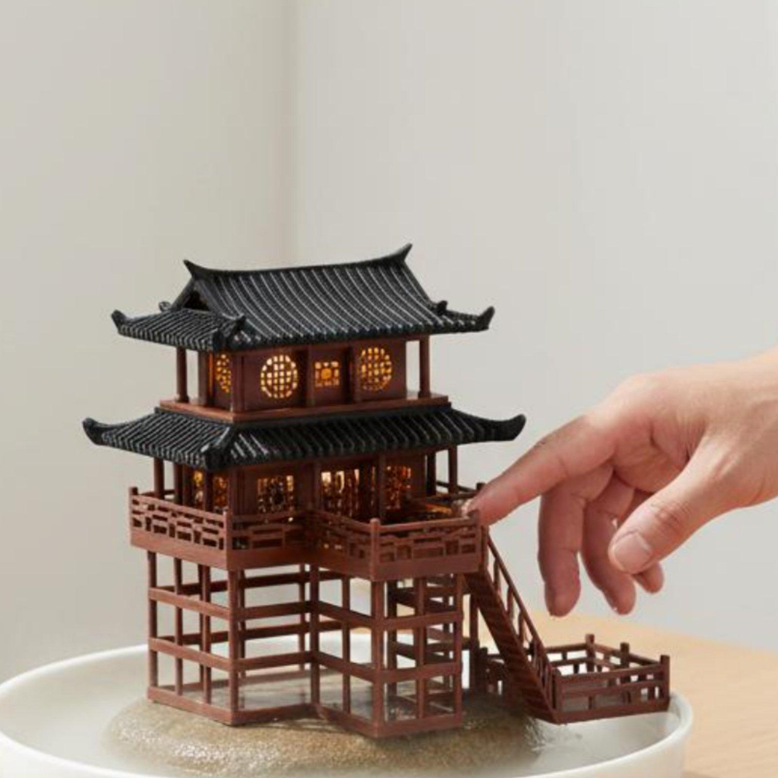 Bonsai House Tabletop Plastic  - đánh giá và giá Bonsai Garden House
